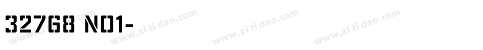 32768 NO1字体转换